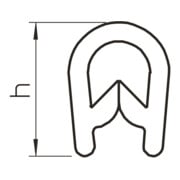 OBO Bettermann Protection d'angle KSB 4 PVC-3
