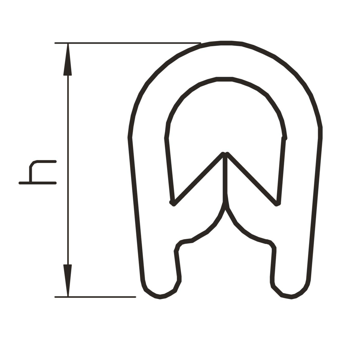 OBO Bettermann Protection d'angle KSB 4 PVC