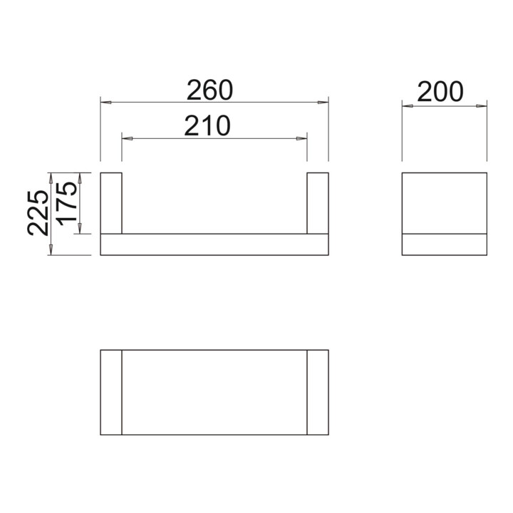 OBO Bettermann Protection de traction ZSE90-21-17 260 x 225 x 200