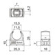 OBO Bettermann Quick-Schelle 2955 F M16 flammwidrig STGR