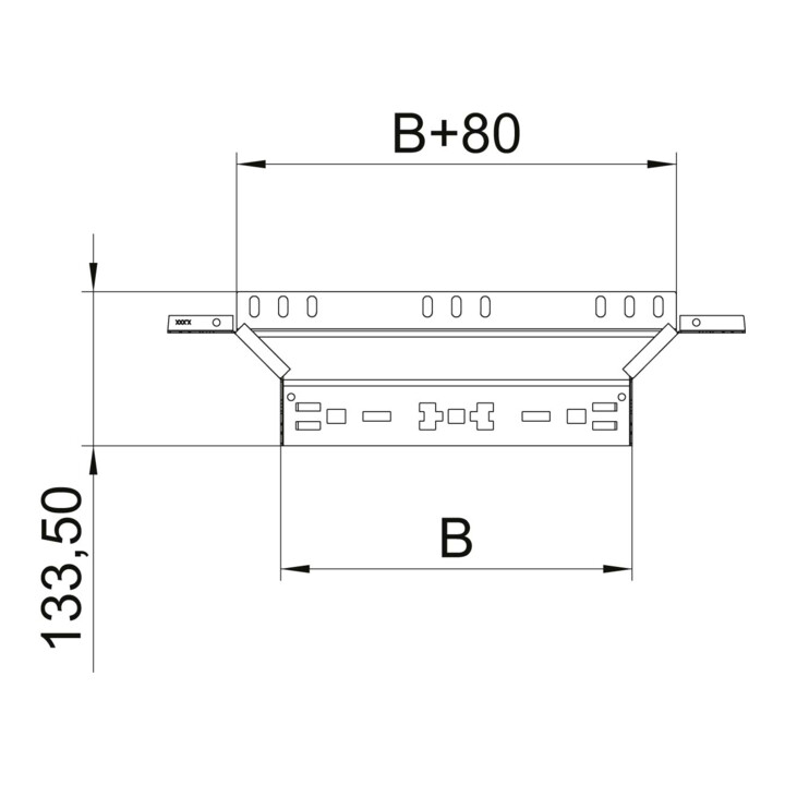 OBO Bettermann Raccord d’embranchement à monter 60×100 mm RAAM 610 FS