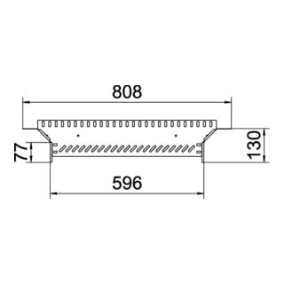 OBO Bettermann Raccord d’embranchement pour canal câble 60 × 600 RAA 660 FS