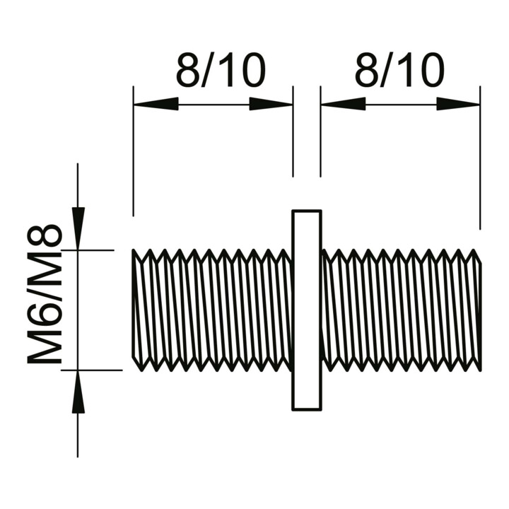 OBO Bettermann Raccord double M6 3100 G