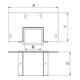 OBO Bettermann Raccord mural Vertr I120 100×250 mm BSKM-WA 1025