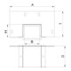 OBO Bettermann Raccord mural Vertr I120 100×250 mm BSKM-WA 1025