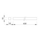 OBO Bettermann Rail de fixation 430 mm 1801 KL2