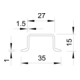 OBO Bettermann Rail DIN non perforé 2069 15 1.5 GTP