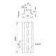 OBO Bettermann Rail DIN perforé 2069 15 1,5 GTPL