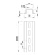OBO Bettermann Rail DIN perforé 2069 15 2.2 GTPL