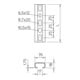 OBO Bettermann Rail profilé avec perçage CMS3518P2000FS