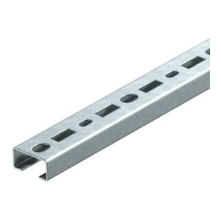 OBO Bettermann Rail profilé CML3518P2000FT SW 16,5 mm perforé