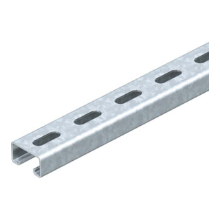 OBO Bettermann Rail profilé perforé, longueur 2000 mm, Schlw. 22 mm MS4121P2000FT