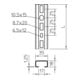 OBO Bettermann Rail profilé Verrouillage CML3518P2000FS avec perforation