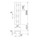 OBO Bettermann Rail profilée professionnelle trempée CL2712P2000FT