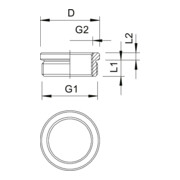 OBO Bettermann Réduction Vertr Ms M20-M16 nickelée 167 R MS M20-16-4