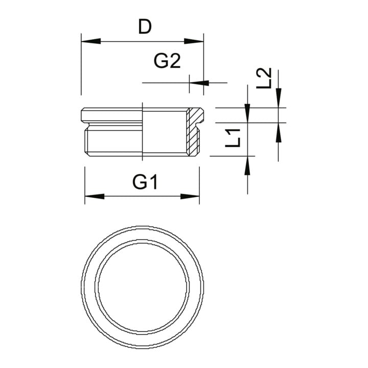 OBO Bettermann Réduction Vertr Ms M25-M16 nickelée 167 R MS M25-16