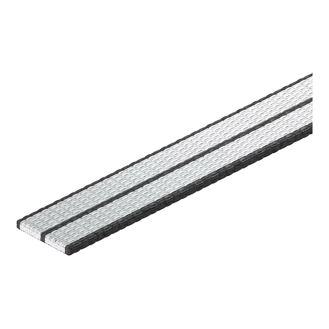 OBO Bettermann Ruban textile gris, 15×1,3 mm×25 m GB 1525 GR
