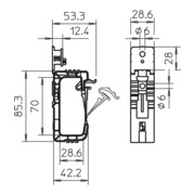 OBO Bettermann Support collecteur Vertr Grip 2031 20-4