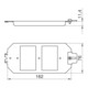 OBO Bettermann Support de base Vertr pour plaque de support MTU 2