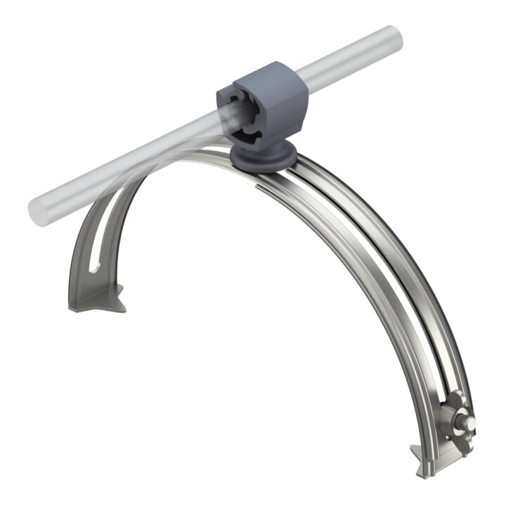 OBO Bettermann Support de câble de toiture Vertr 260 mm V2A 132 K-VA