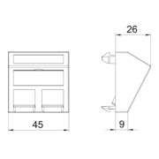 OBO Bettermann Support de données DTS-2A RW1-3