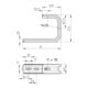 OBO Bettermann Support de plafond 145 mm TPD 145 FS