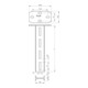 OBO Bettermann Support en I avec plaque de tête 1000 mm IS 8 K 100 FT