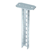 OBO Bettermann Support en U avec plaque de tête 800 mm, lourd US 7 K 80 FT-1