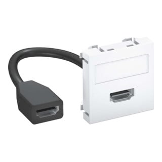 OBO Bettermann Support multimédia HDMI 45×45 mm rws MTG-HD F RW1