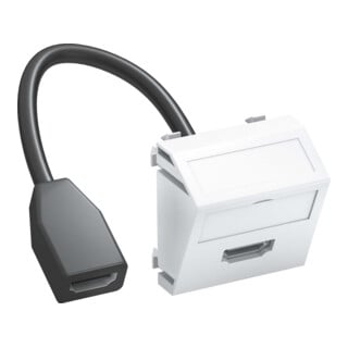 OBO Bettermann Support multimédia HDMI 45×45 mm rws MTS-HD F RW1