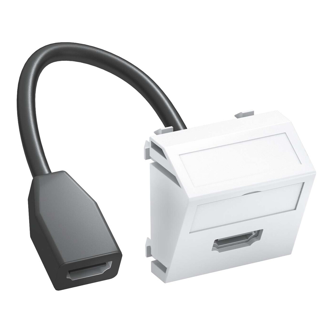 OBO Bettermann Support multimédia HDMI 45×45 mm rws MTS-HD F RW1