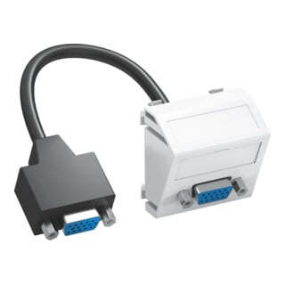 OBO Bettermann Support multimédia VGA 45×45 mm rws MTS-VGA F RW1