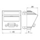 OBO Bettermann Support multimédia VGA 45×45 mm rws MTS-VGA F RW1