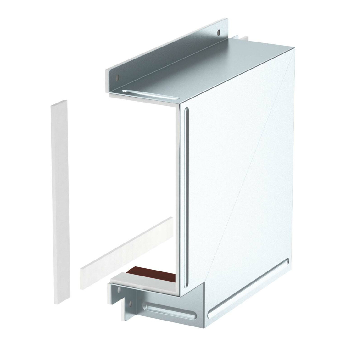 OBO Bettermann Support plat d'angle 100×250 mm BSKM-FW 1025