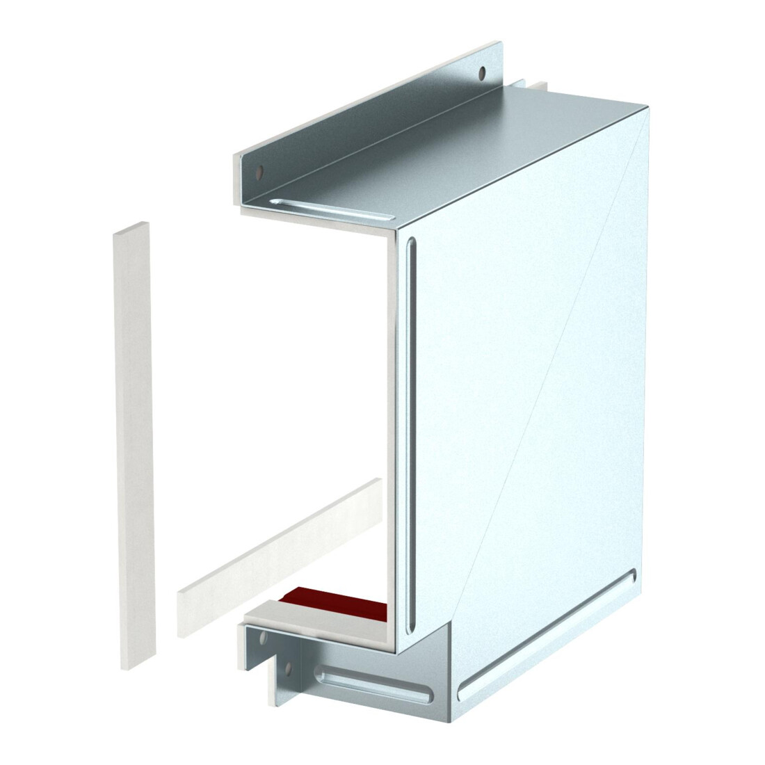 OBO Bettermann Support plat d'angle 100×250 mm BSKM-FW 1025