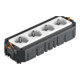 OBO Bettermann Support universel Vertr Connect avec système de connexion Wieland UTC4 G W4