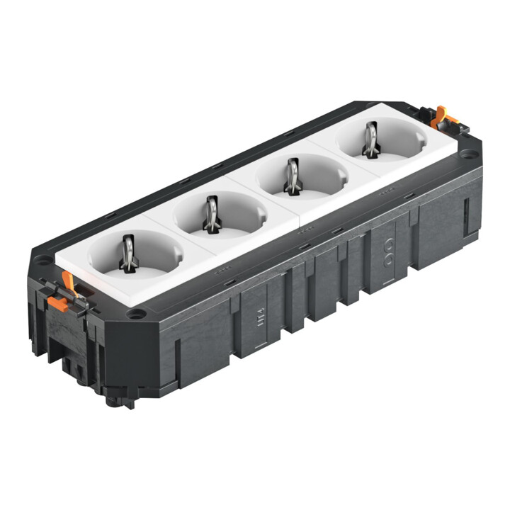 OBO Bettermann Support universel Vertr Connect avec système de connexion Wieland UTC4 G W4