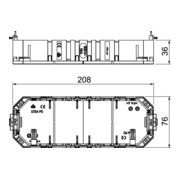 OBO Bettermann Support universel Vertr pour module 45 UT4-3