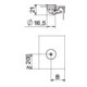 OBO Bettermann Verrou tournant 20 mm DRL H S pour FT