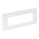 OBO Bettermann Vertr Abdeckrahmen 3fach 84x185mm rws AR45-F3 RW-1