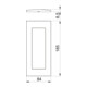 OBO Bettermann Vertr Abdeckrahmen 3fach 84x185mm rws AR45-F3 RW-3