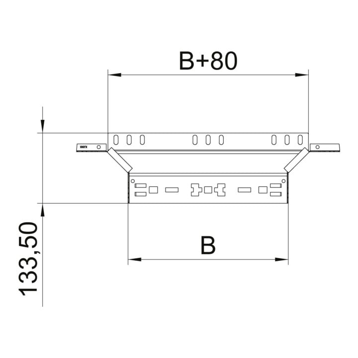 OBO Bettermann Vertr Anbau-Abzweigstück 60x100mm RAAM 610 FS