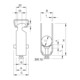 OBO Bettermann Vertr BBS-Bügelschelle f.2 Kabel 2056 2 34 FT-3