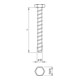OBO Bettermann Vertr Brandschutz-Schraubanker Sechskant SW 13 MMS-plus 10x80