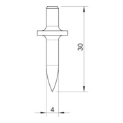 OBO Bettermann Vertr Einschlagdübel ohne Gewinde L22mm 903 RB 22-4