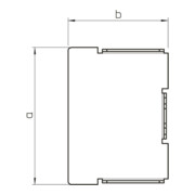 OBO Bettermann Vertr Endstück 60x60mm, St, FS LKM E60060FS-3