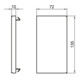 OBO Bettermann Vertr Endstück 70x130mm, St, rw GS-E70130RW