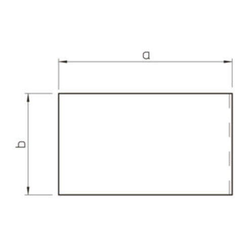 OBO Bettermann Vertr Endstück 80x170mm PVC, rws, RAL9010 WDK HE80170RW