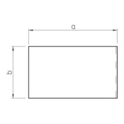 OBO Bettermann Vertr Endstück 80x170mm PVC, rws, RAL9010 WDK HE80170RW-3