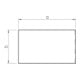OBO Bettermann Vertr Endstück 80x170mm PVC, rws, RAL9010 WDK HE80170RW